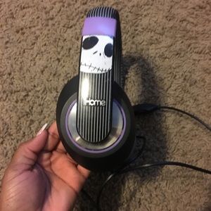 Ihome nightmare before headphones purple and black